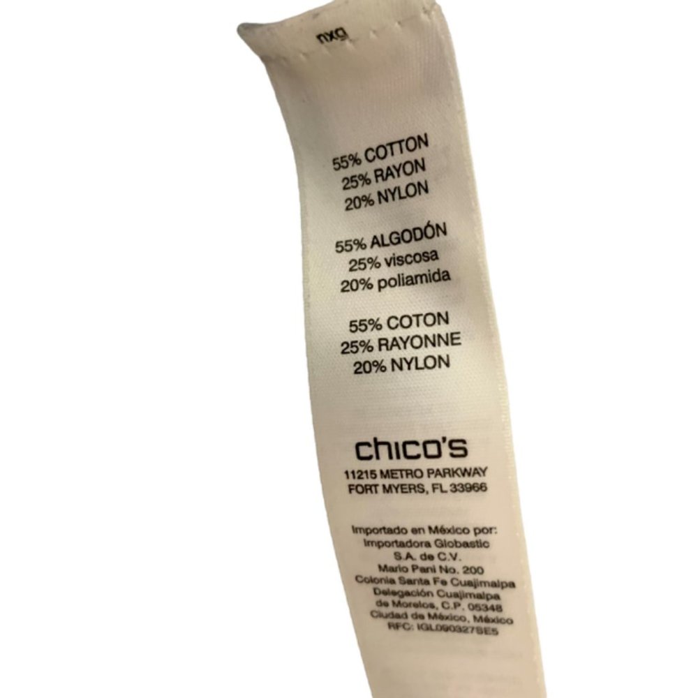 Chicos Gray Textured Pullover Sweater Light 3/4 S… - image 6